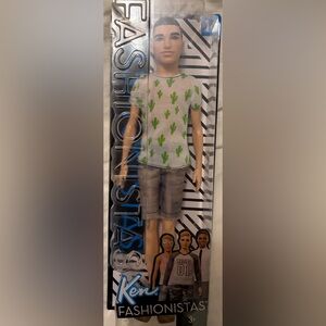 Barbie Ken Fashionista Doll with Cactus Print Shirt